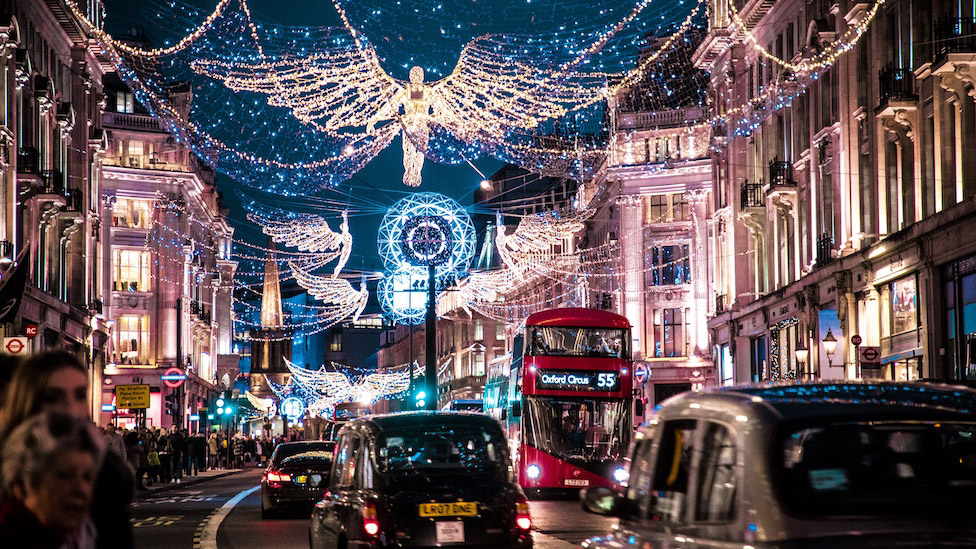 london christmas lights tour taxi